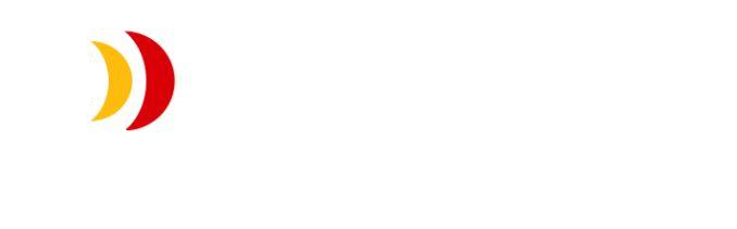 Ishva logo with tagline, reversed
