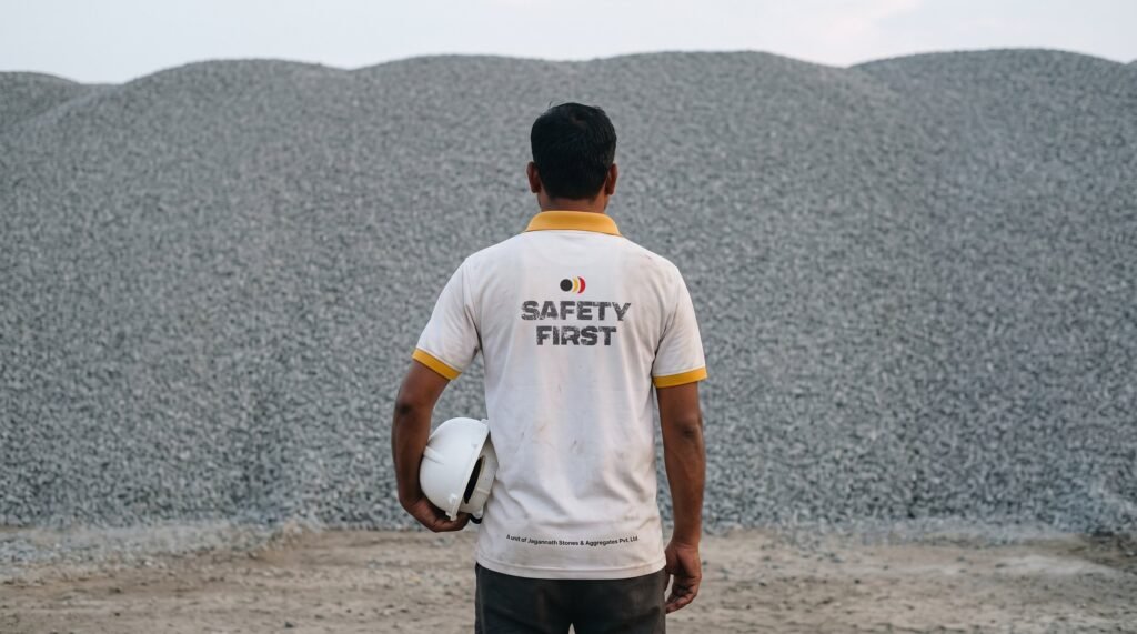 Ishva Safety First polo, back