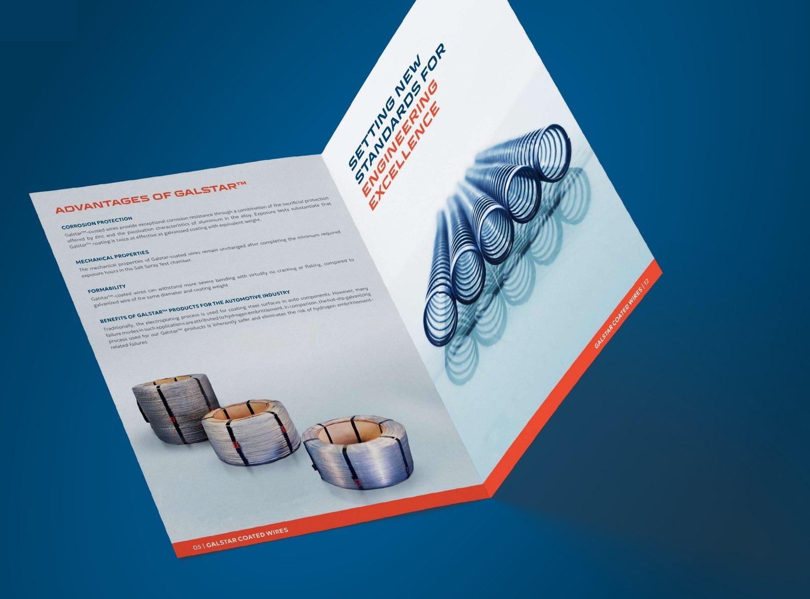 Usha Martin Galstar brochure spread